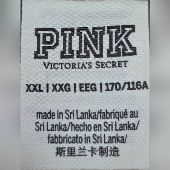 PINK Victoria's Secret XXL Embroidered Logo Pullover Sweatshirt - Picture 4 of 4